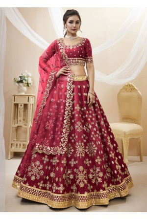Red Silk Exclusive Lehenga